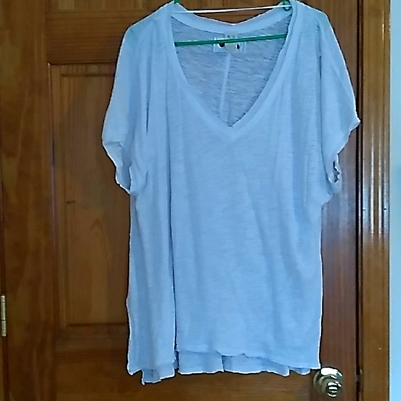 Free People Tops - Free People Oversized Sluchy Spilt Side Tunic Top